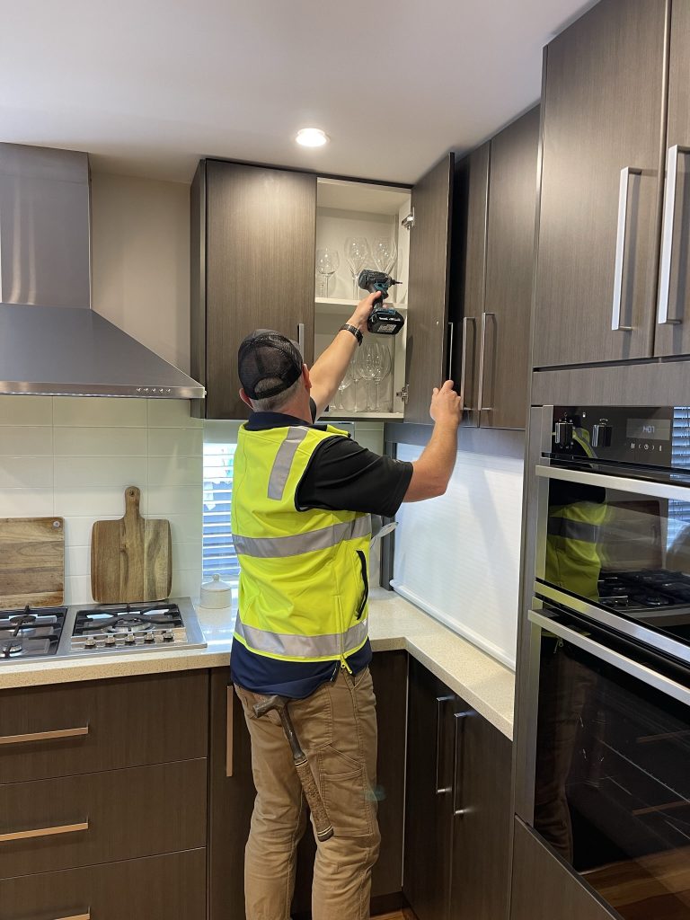 Handyman Services Perth Metro Area and Joondalup fixing kitchen cupboard doors